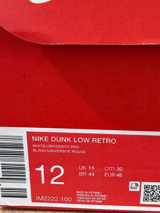 NEW Nike Dunks Boston Red Sox Retro Low Tops Color: Red, White, Blue (13) main image 13
